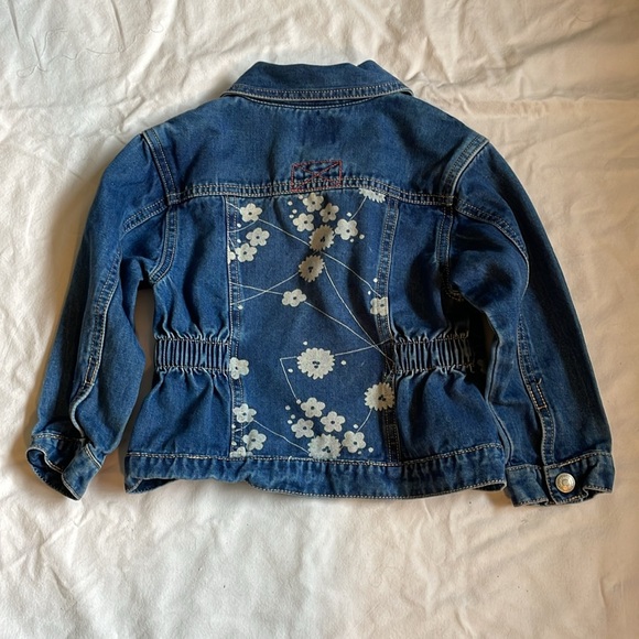 GAP Denim Jacket with Floral Design - Picture 5 of 7